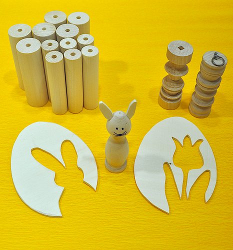 Lime wood and poplar plywood easter motives